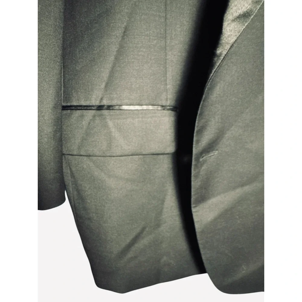 Lauren‎ Ralph Lauren Black Tuxedo Tailored Jacket Wool Blend Black 54R Preowned